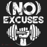 No Excuses Funny Bodybuilding Gym Workout Hat thumb 2