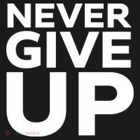 Never Ever Give Up Inspirational Motivational Quotes Saying Women's Hoodie thumb 2