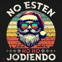 No Esten Ho Ho Jodiendo Santa Christmas Women's Hoodie thumb 2