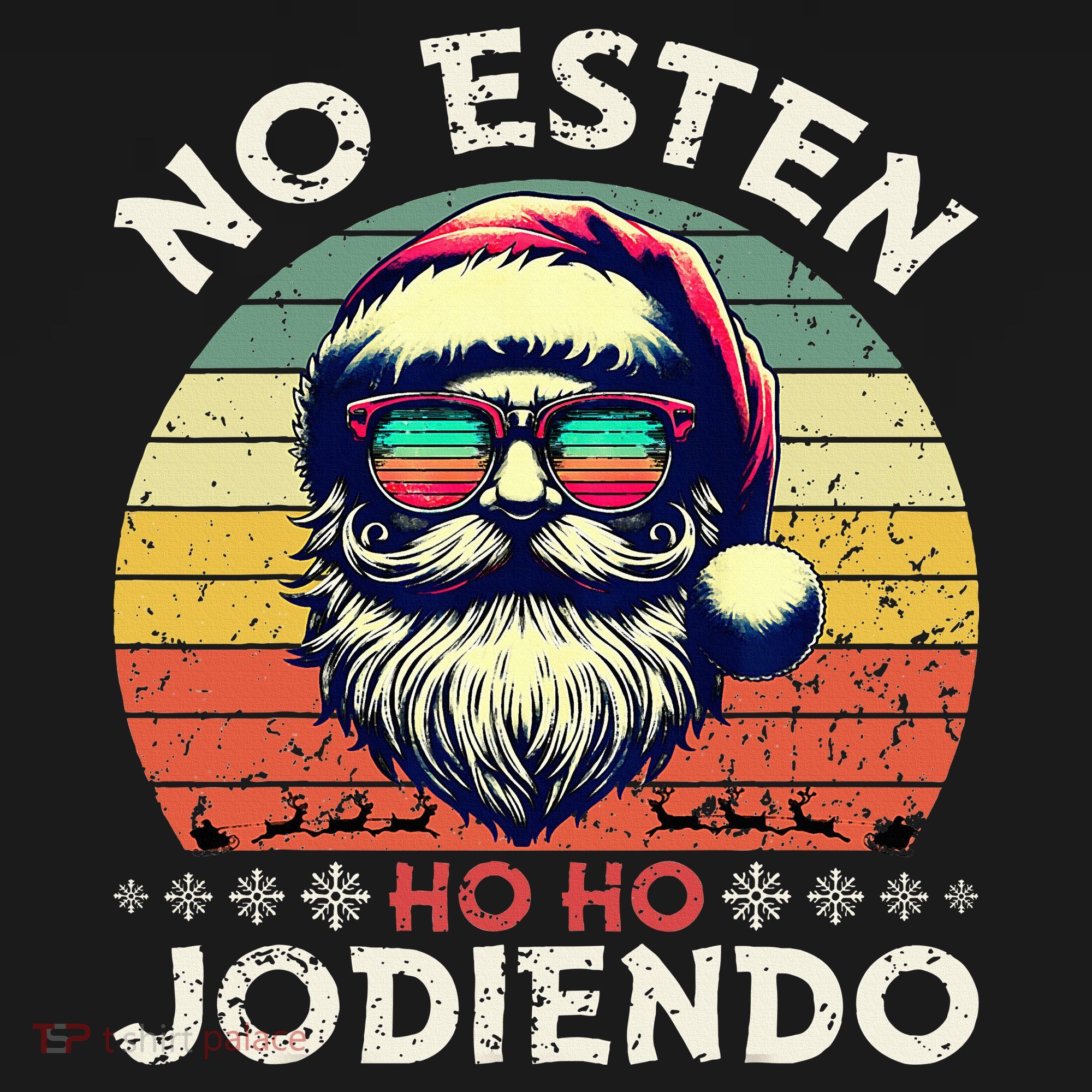 No Esten Ho Ho Jodiendo Santa Christmas Women's Hoodie