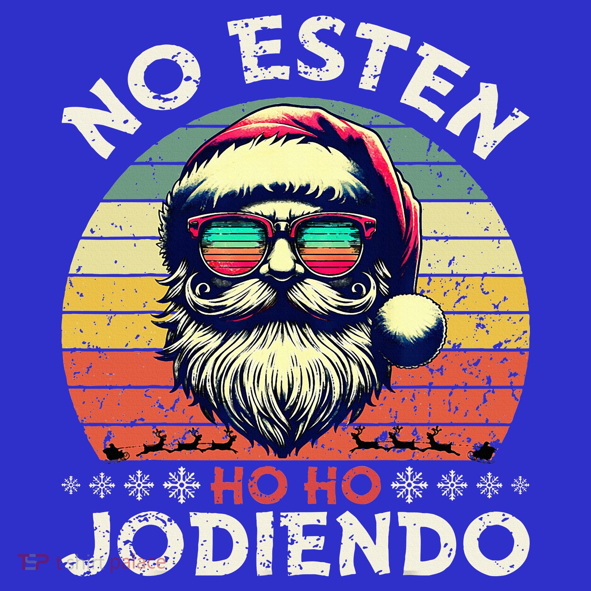 No Esten Ho Ho Jodiendo Santa Christmas Apron