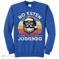 No Esten Ho Ho Jodiendo Santa Christmas Sweatshirt thumb 0