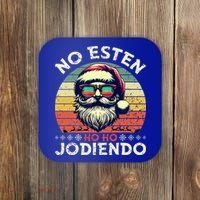 No Esten Ho Ho Jodiendo Santa Christmas Coaster thumb 0