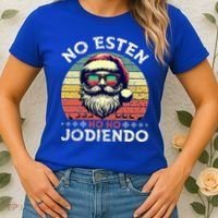 No Esten Ho Ho Jodiendo Santa Christmas Women's T-Shirt thumb 2
