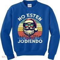 No Esten Ho Ho Jodiendo Santa Christmas Kids Sweatshirt thumb 0