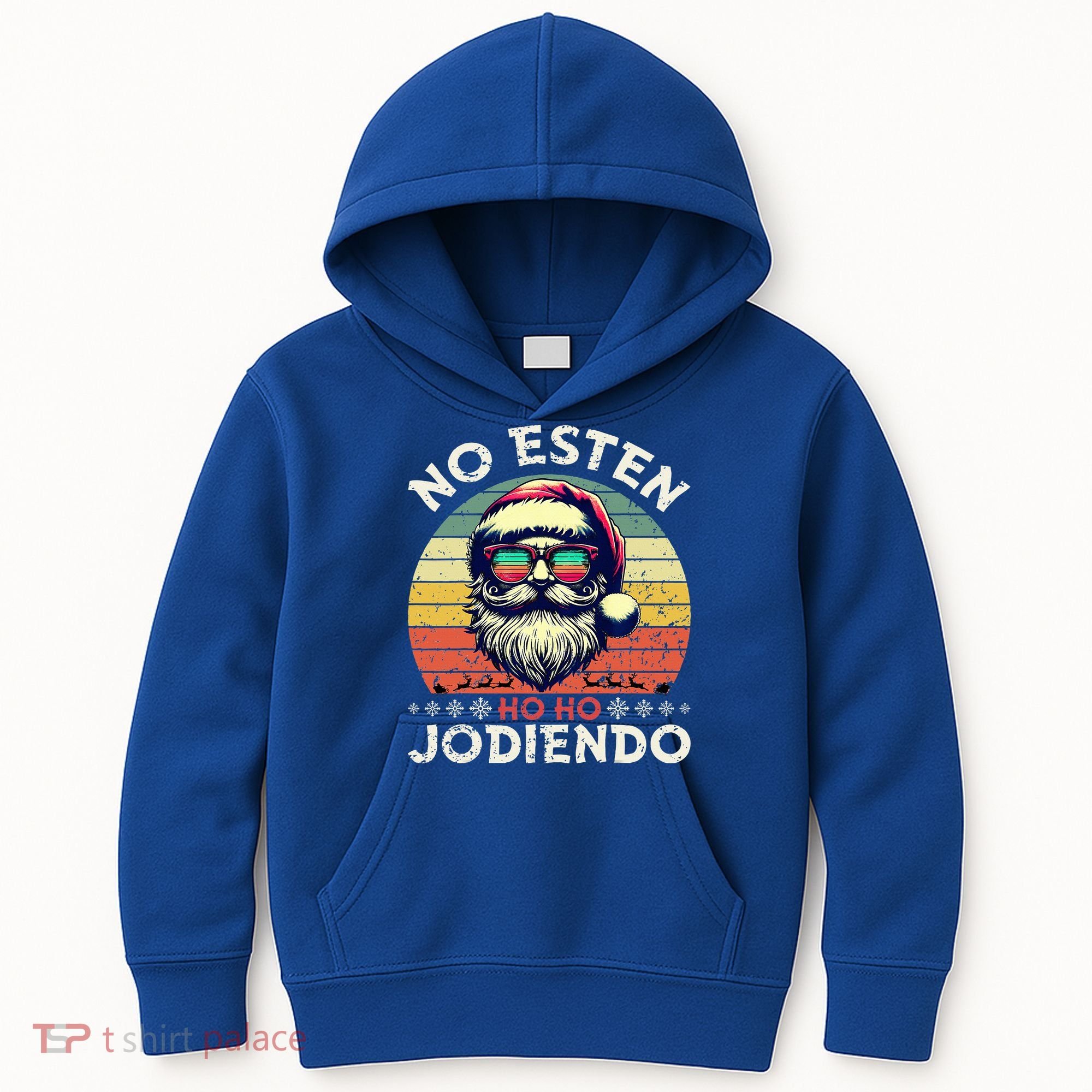 No Esten Ho Ho Jodiendo Santa Christmas Kids Hoodie