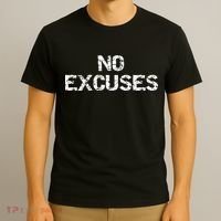 No Excuses Hoodie For Motivational Workout T-Shirt thumb 3