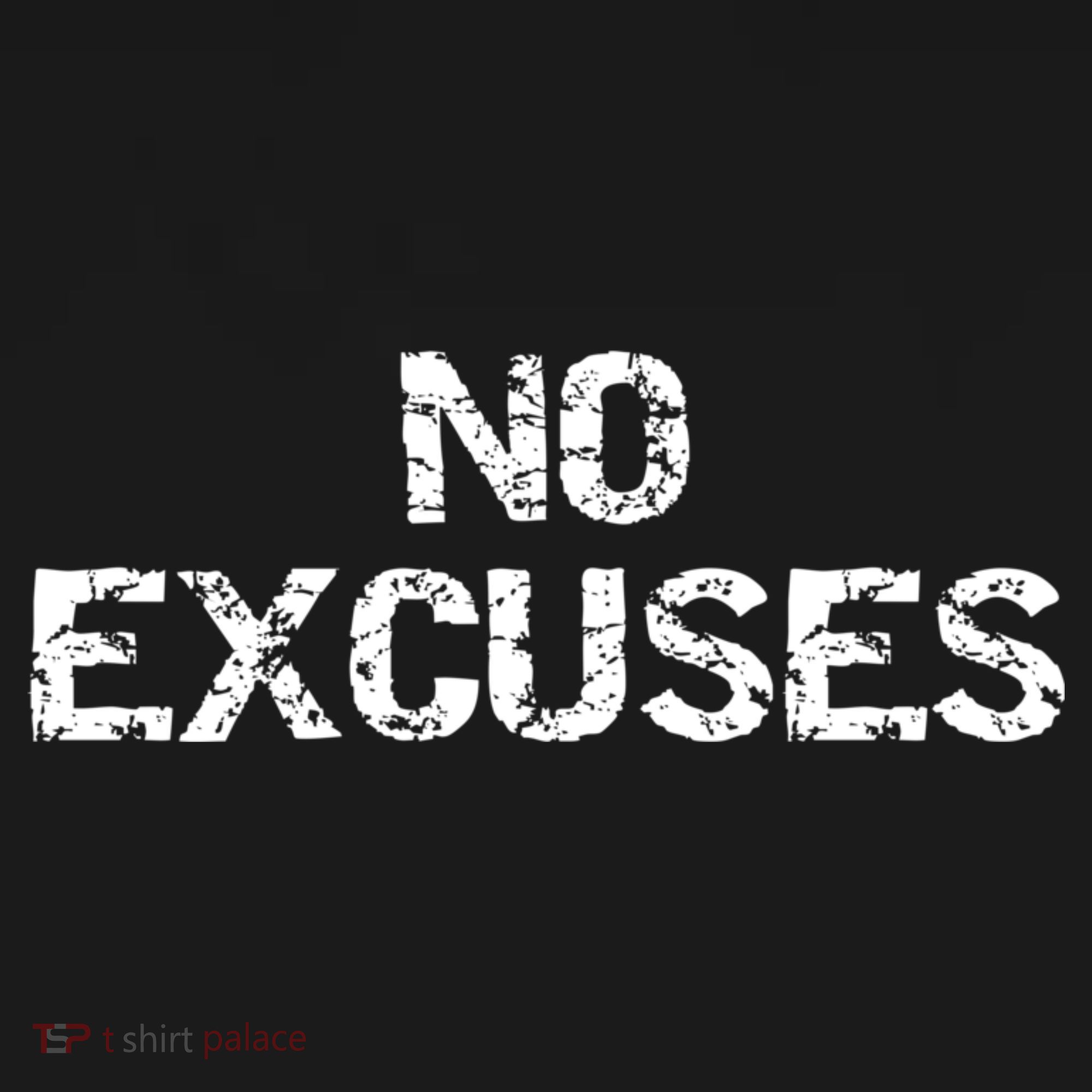 No Excuses Hoodie For Motivational Workout Mousepad