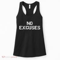 No Excuses Hoodie For Motivational Workout Women's Tank Top thumb 0