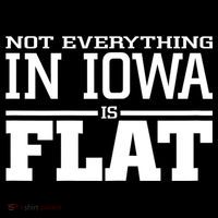 Not Everything In Iowa Is Flat Funny Sarcasm Saying Women's Hoodie thumb 2