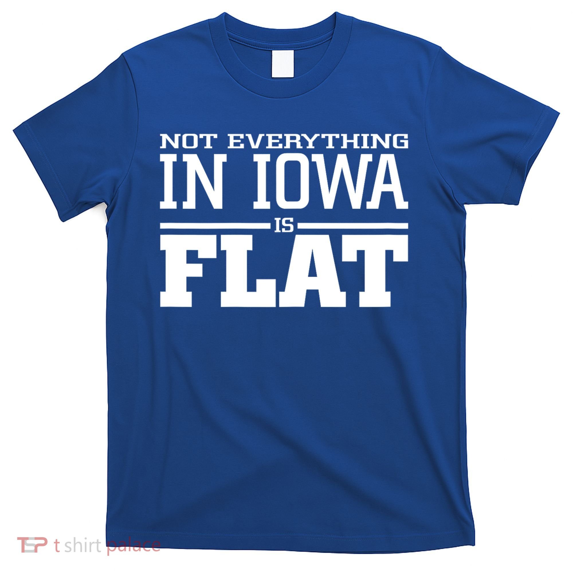 Not Everything In Iowa Is Flat Funny Sarcasm Saying T-Shirt