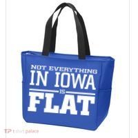 Not Everything In Iowa Is Flat Funny Sarcasm Saying Tote Bag thumb 3