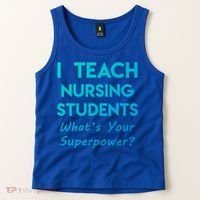 Nurse Educator Instructor Teach Nursing Students Superpower Meaningful Gift Tank Top thumb 2