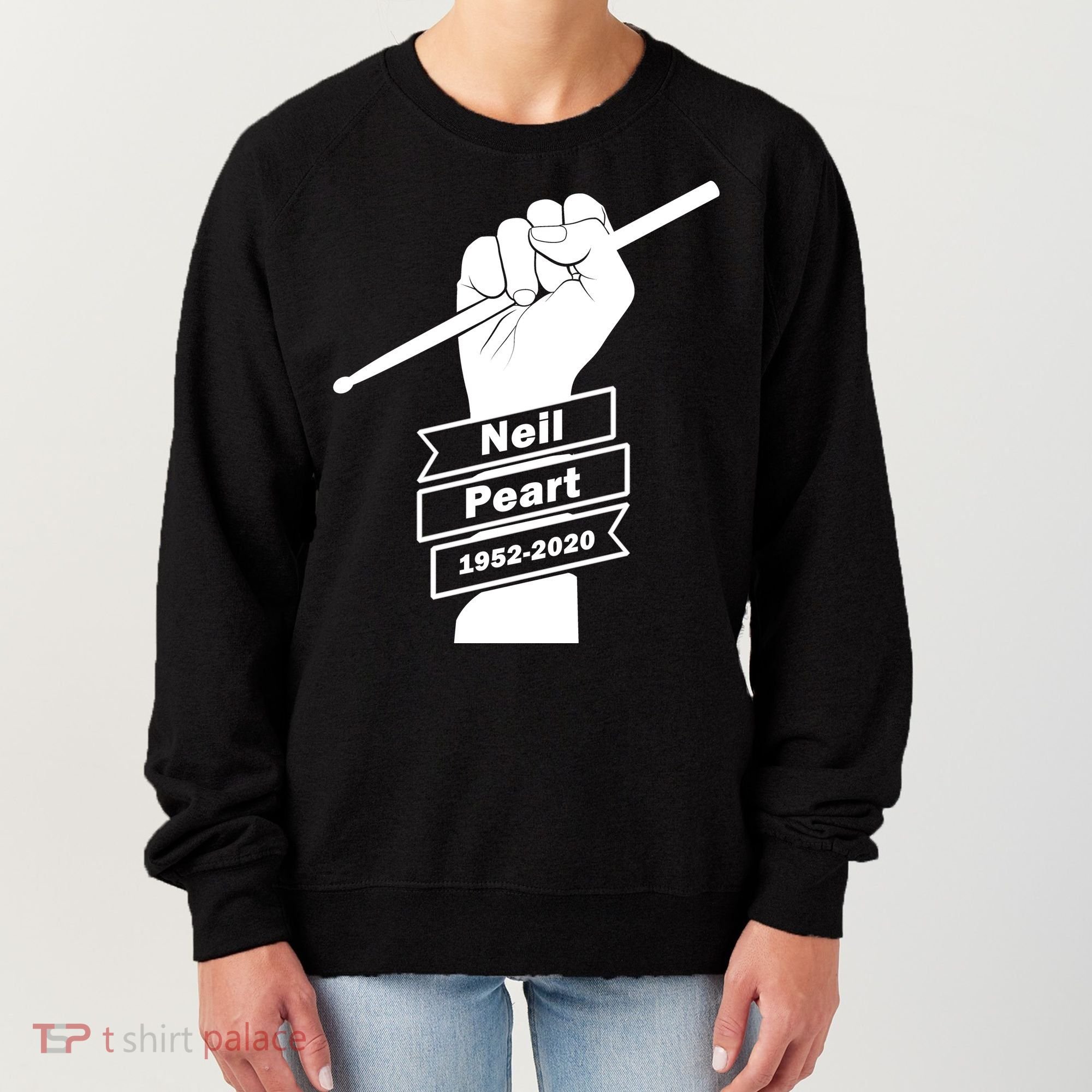 Neil Peart In Loving Memory Greatest Drummer Women's Sweatshirt