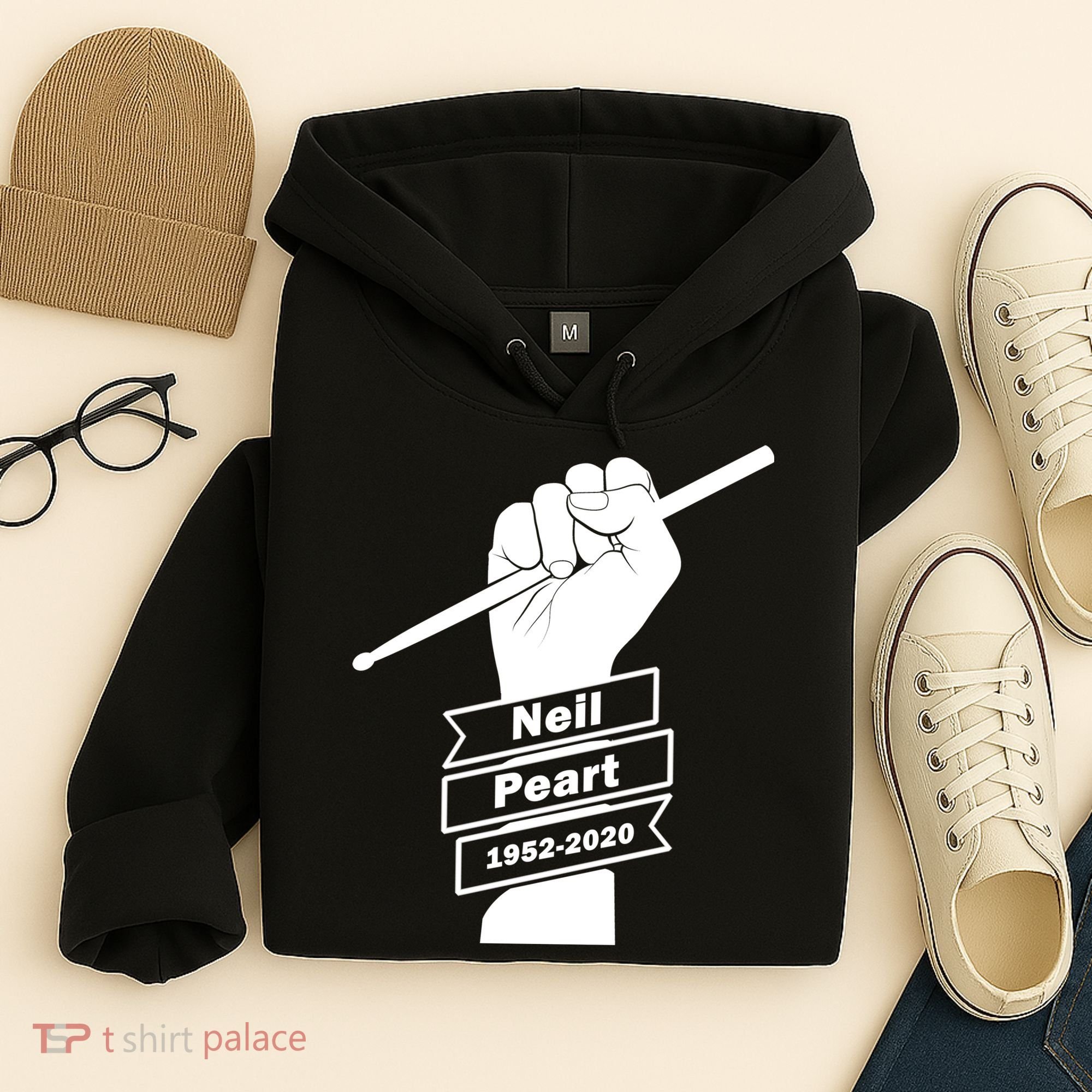 Neil Peart In Loving Memory Greatest Drummer Hoodie
