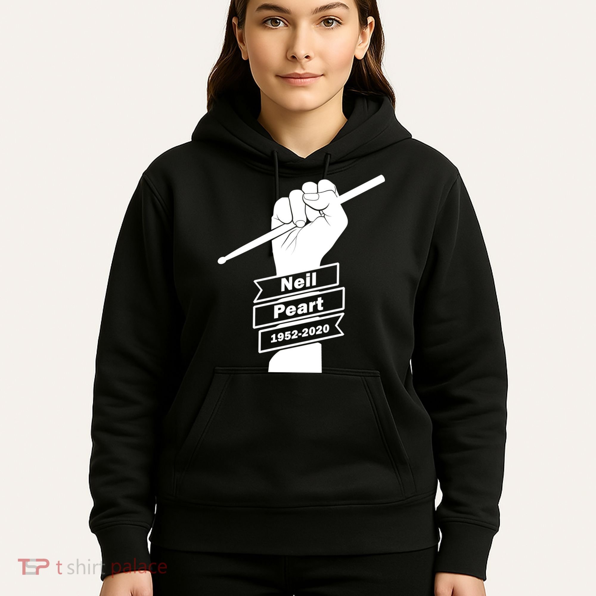 Neil Peart In Loving Memory Greatest Drummer Hoodie