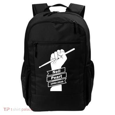 Neil Peart In Loving Memory Greatest Drummer Backpack