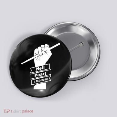 Neil Peart In Loving Memory Greatest Drummer Button