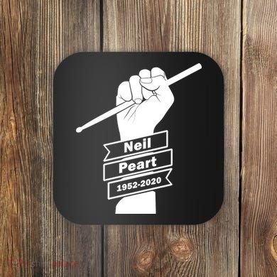 Neil Peart In Loving Memory Greatest Drummer Coaster