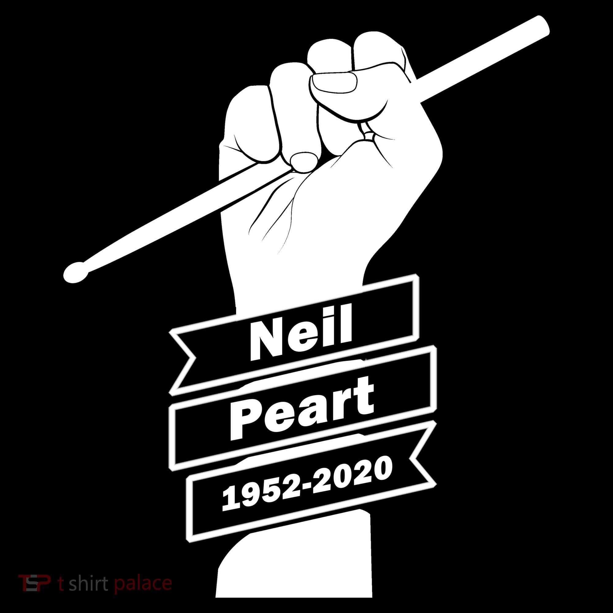Neil Peart In Loving Memory Greatest Drummer Coaster