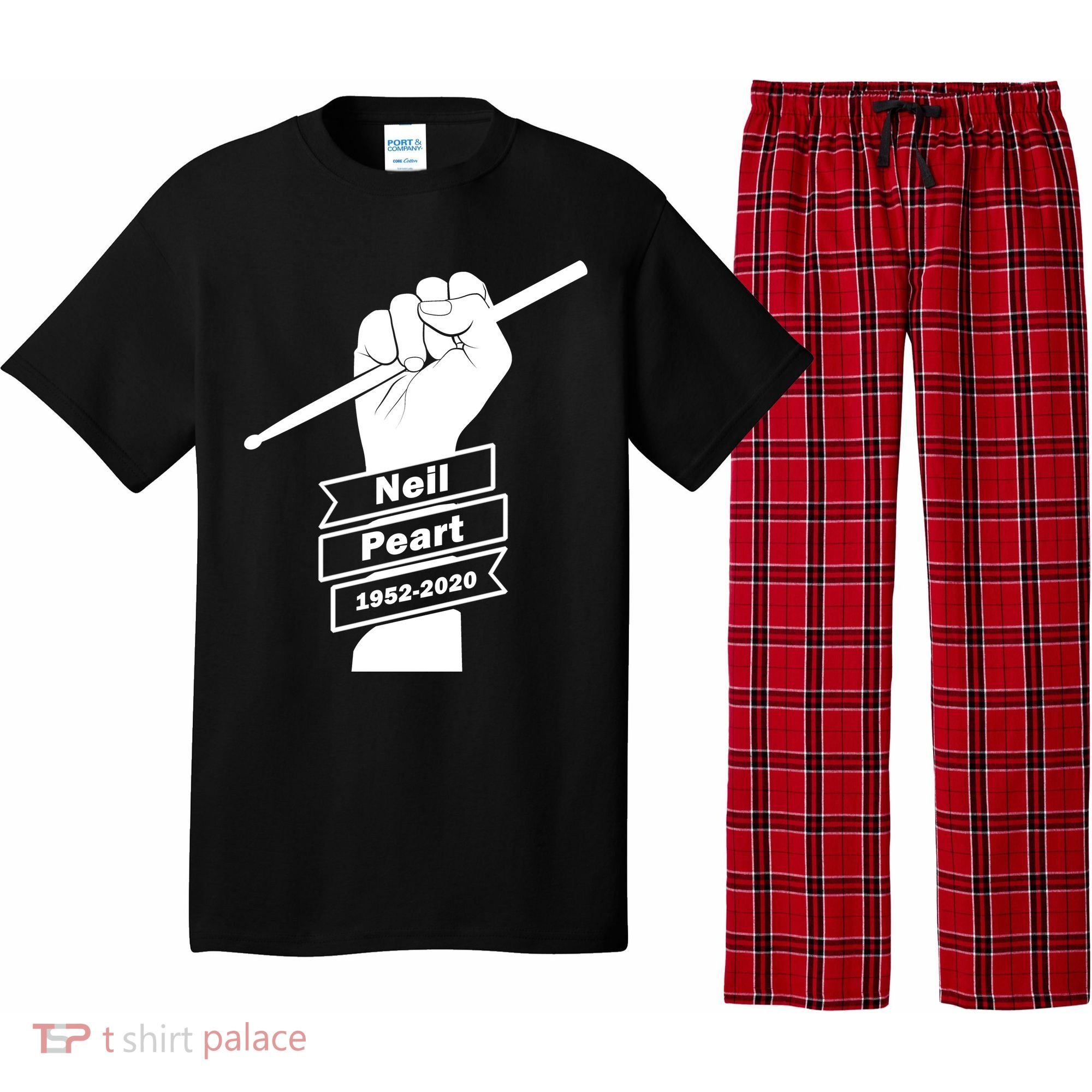 Neil Peart In Loving Memory Greatest Drummer Pajama Set