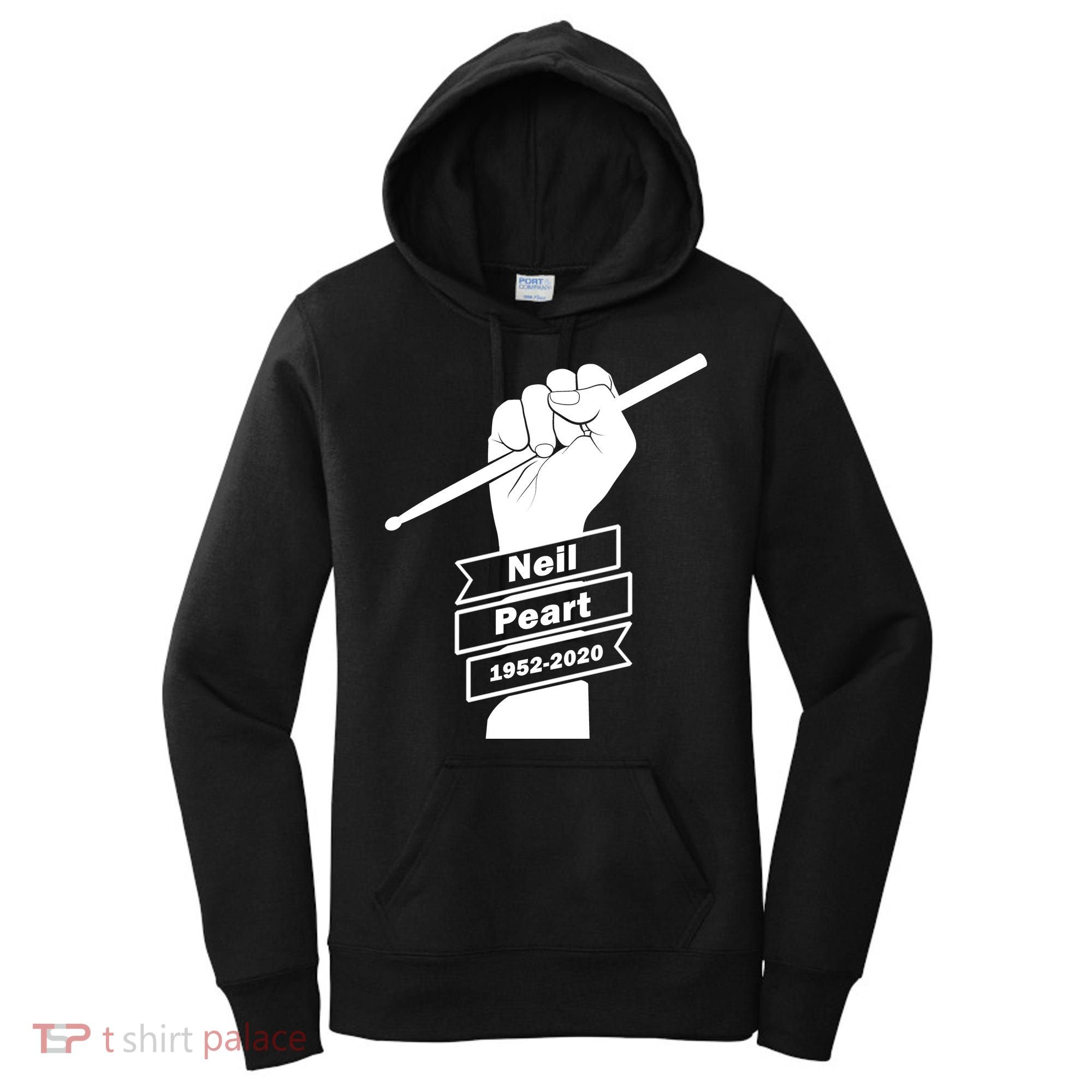 Neil Peart In Loving Memory Greatest Drummer Women's Hoodie
