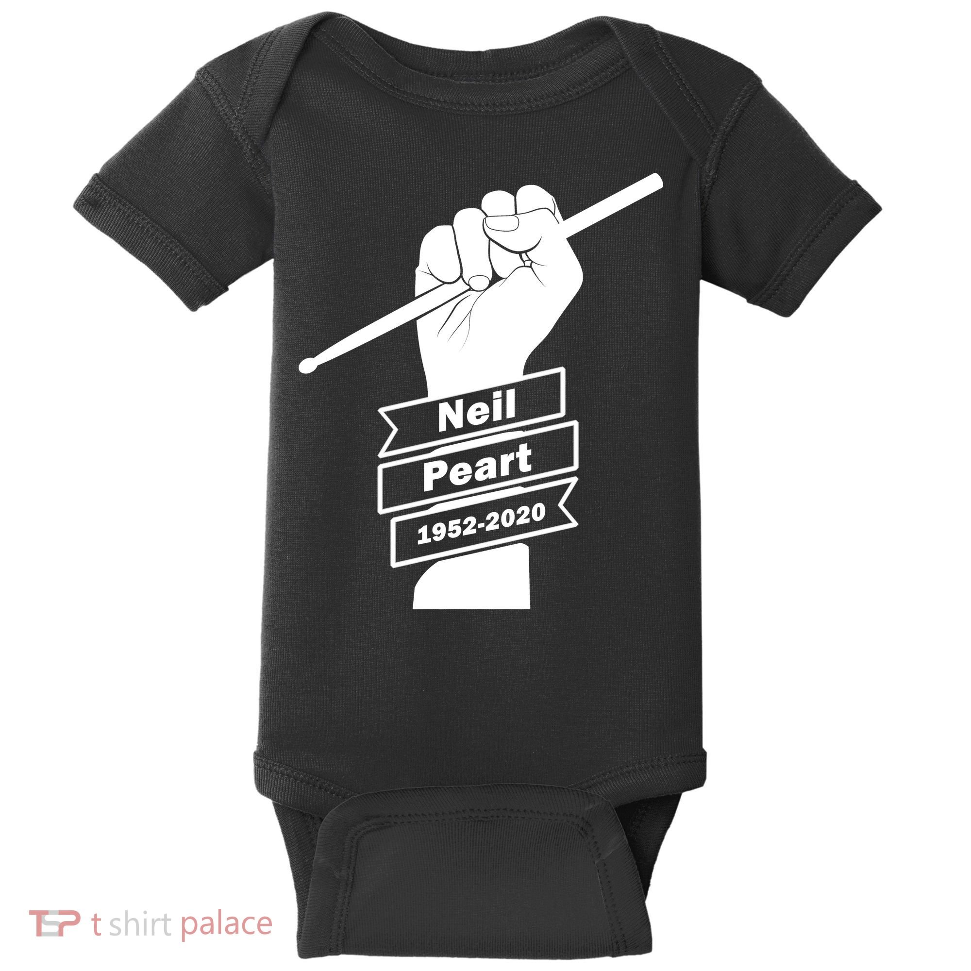 Neil Peart In Loving Memory Greatest Drummer Baby Bodysuit