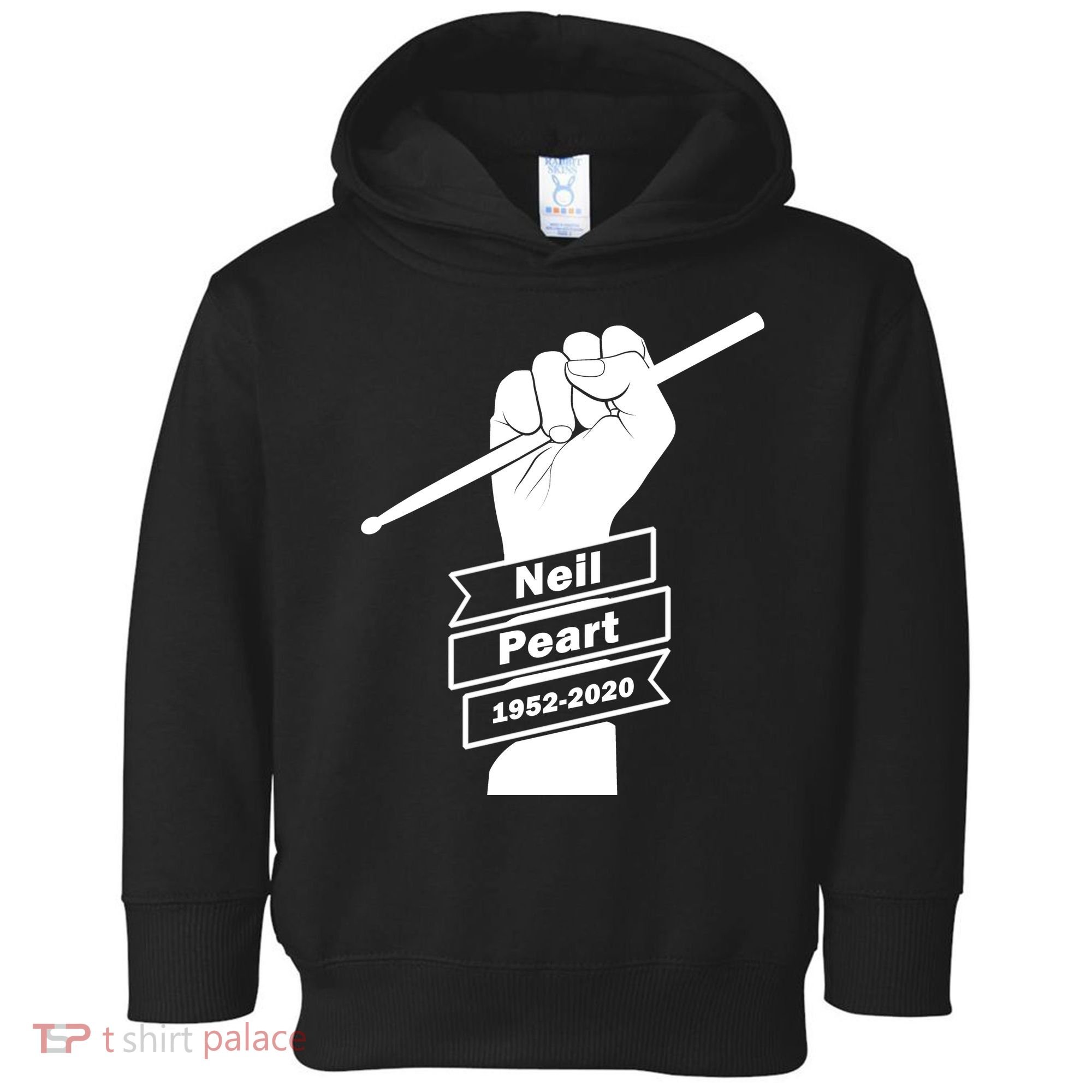 Neil Peart In Loving Memory Greatest Drummer Toddler Hoodie