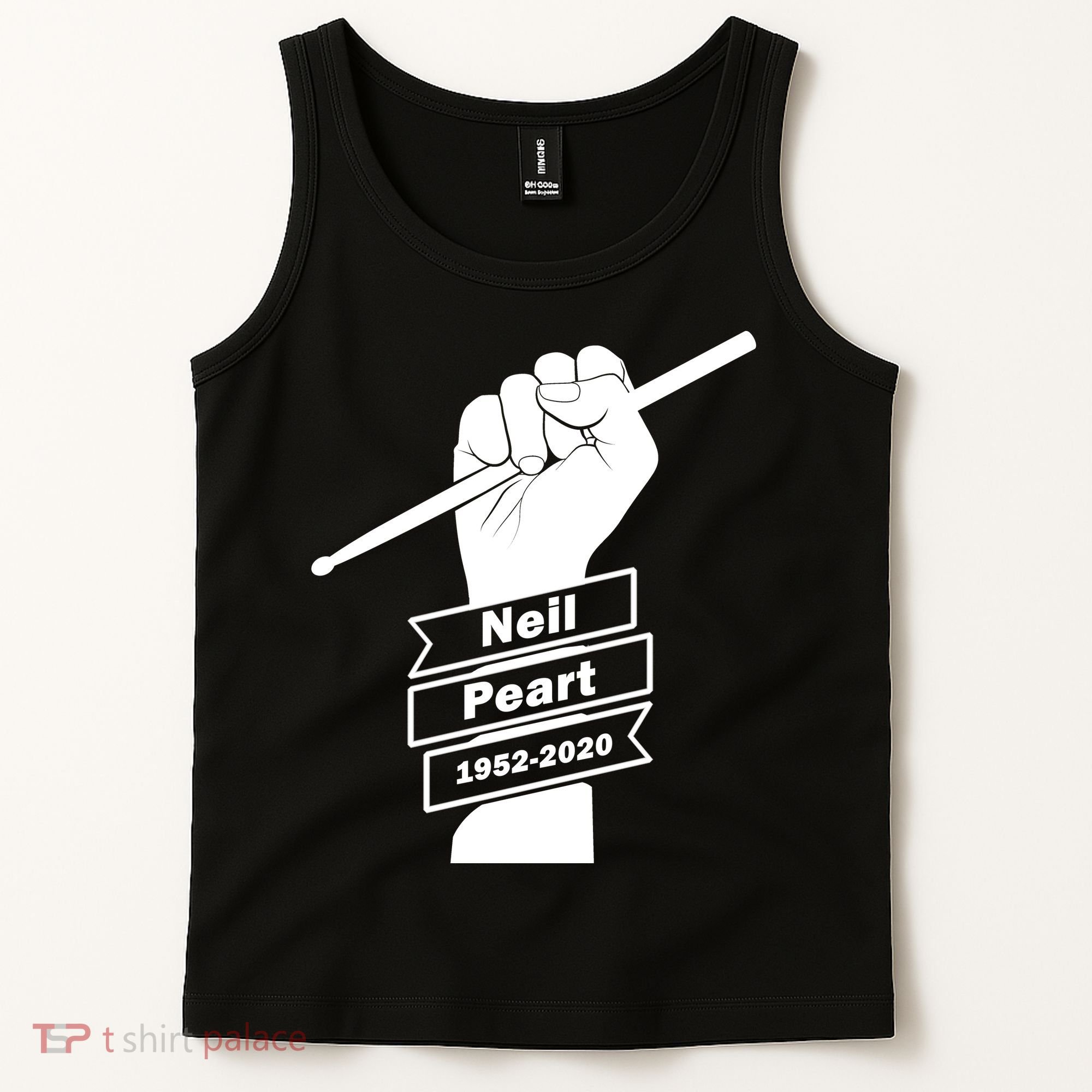 Neil Peart In Loving Memory Greatest Drummer Tank Top