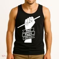 Neil Peart In Loving Memory Greatest Drummer Tank Top thumb 3