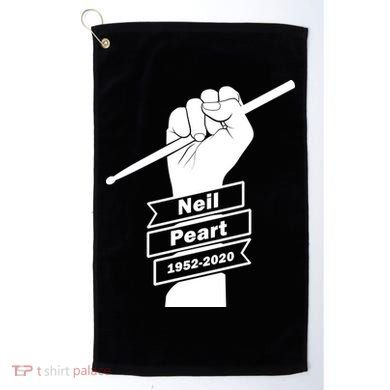 Neil Peart In Loving Memory Greatest Drummer Golf Towel