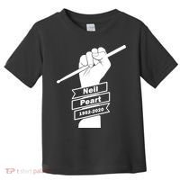 Neil Peart In Loving Memory Greatest Drummer Toddler T-Shirt thumb 0