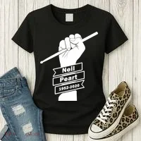 Neil Peart In Loving Memory Greatest Drummer Women's T-Shirt thumb 3