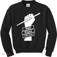 Neil Peart In Loving Memory Greatest Drummer Kids Sweatshirt thumb 0