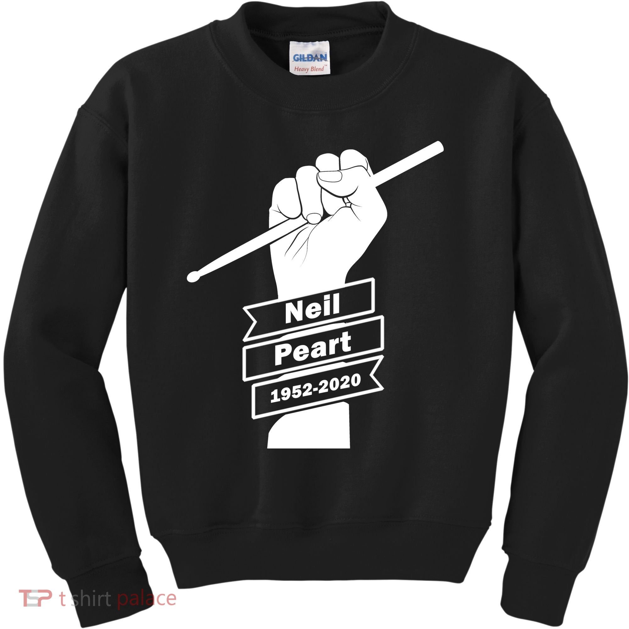Neil Peart In Loving Memory Greatest Drummer Kids Sweatshirt