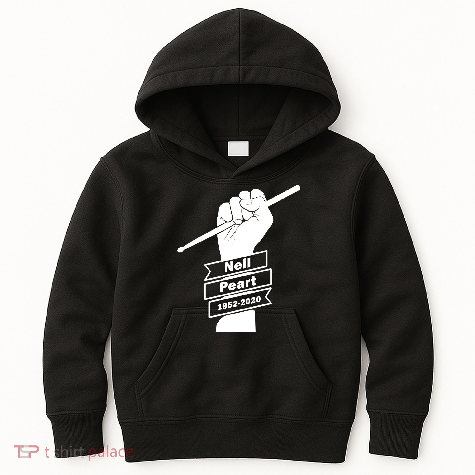 Neil Peart In Loving Memory Greatest Drummer Kids Hoodie