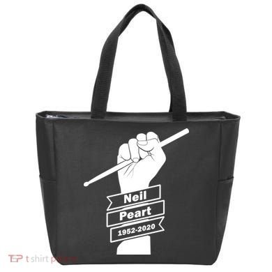 Neil Peart In Loving Memory Greatest Drummer Tote Bag