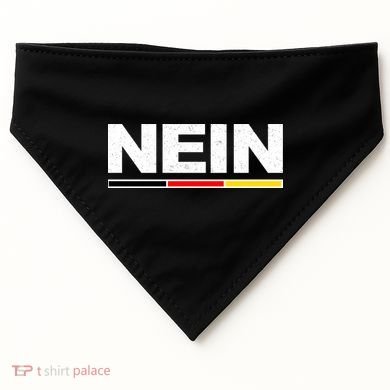 Nein German Funny Oktoberfest USA-Made Doggie Bandana