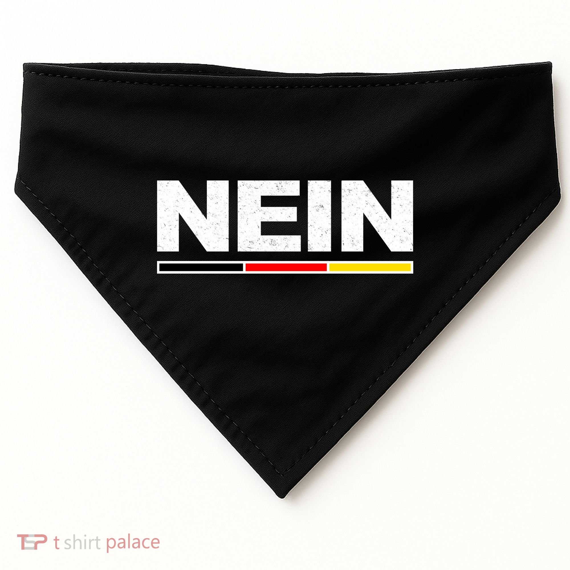 Nein German Funny Oktoberfest USA-Made Doggie Bandana
