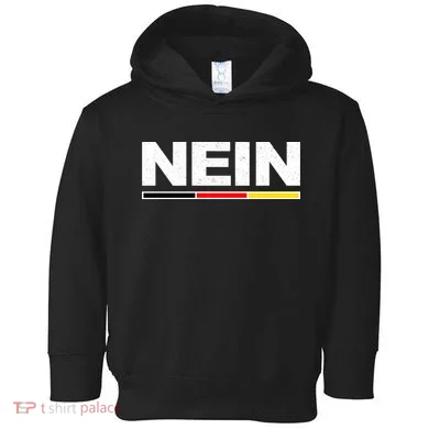 Nein German Funny Oktoberfest Toddler Hoodie