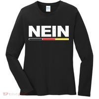Nein German Funny Oktoberfest Women's Long Sleeve Shirt thumb 0