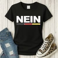 Nein German Funny Oktoberfest Women's T-Shirt thumb 3