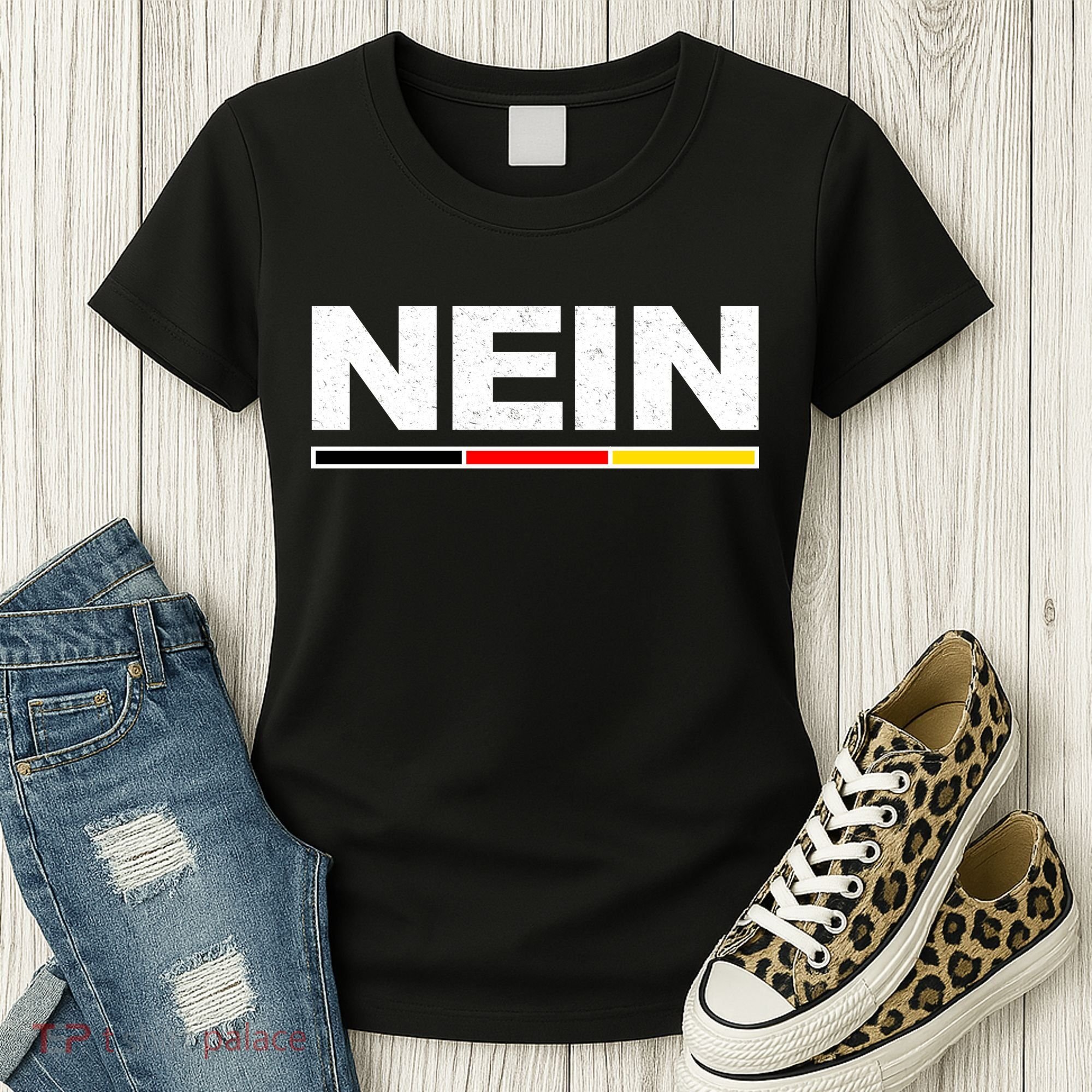 Nein German Funny Oktoberfest Women's T-Shirt