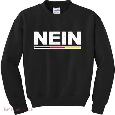 Nein German Funny Oktoberfest Kids Sweatshirt
