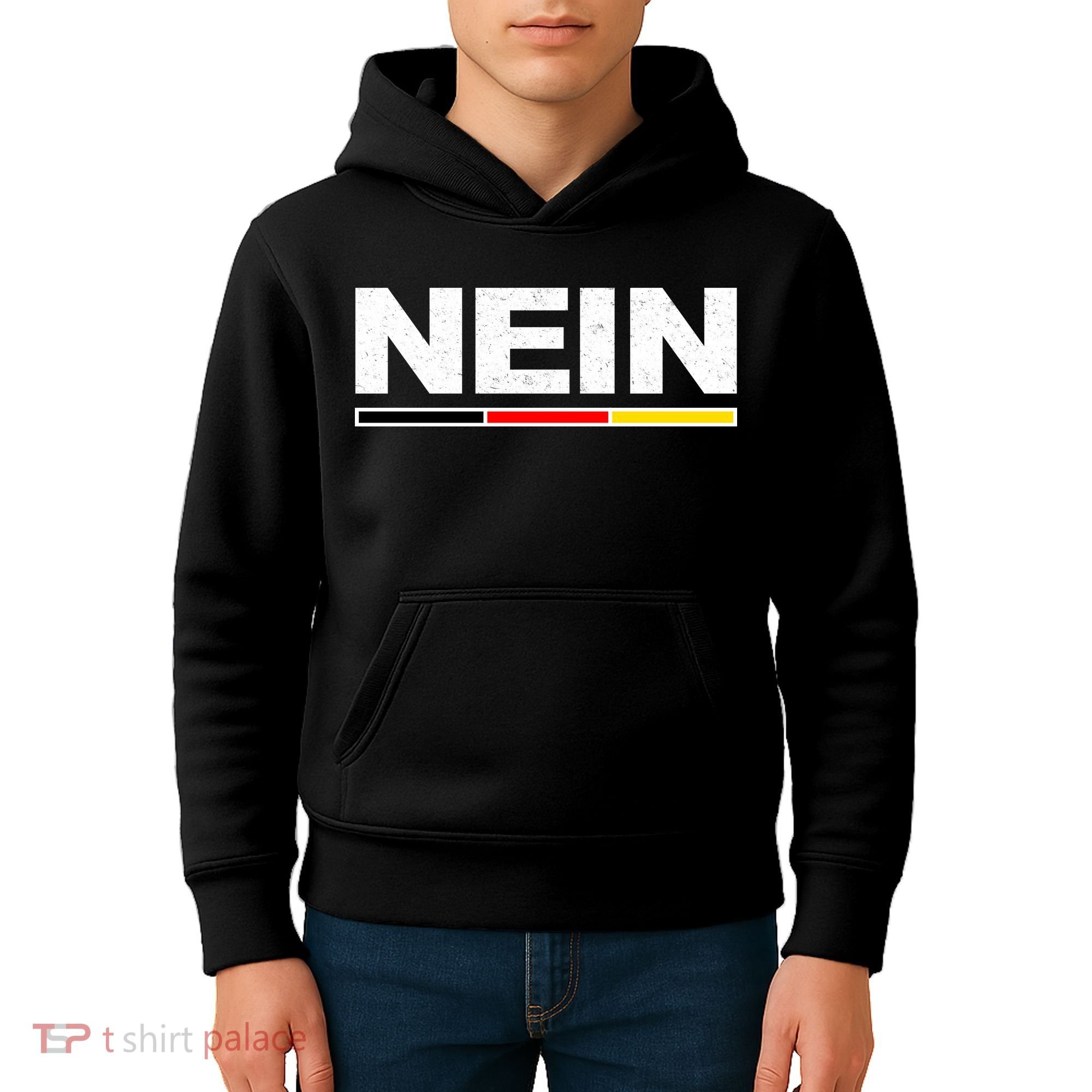 Nein German Funny Oktoberfest Kids Hoodie