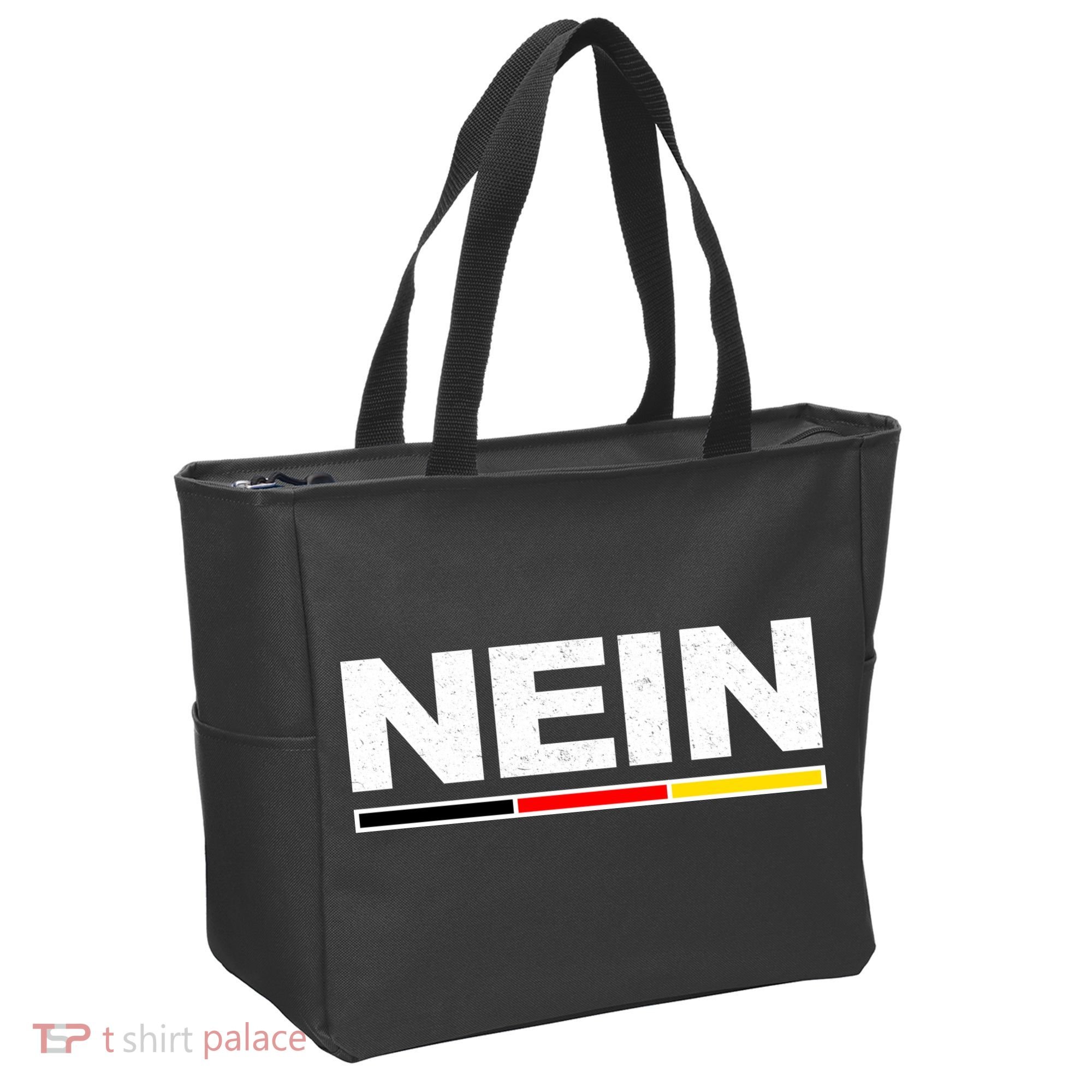 Nein German Funny Oktoberfest Tote Bag