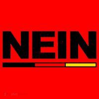 Nein German Funny Oktoberfest Santa Hat thumb 1
