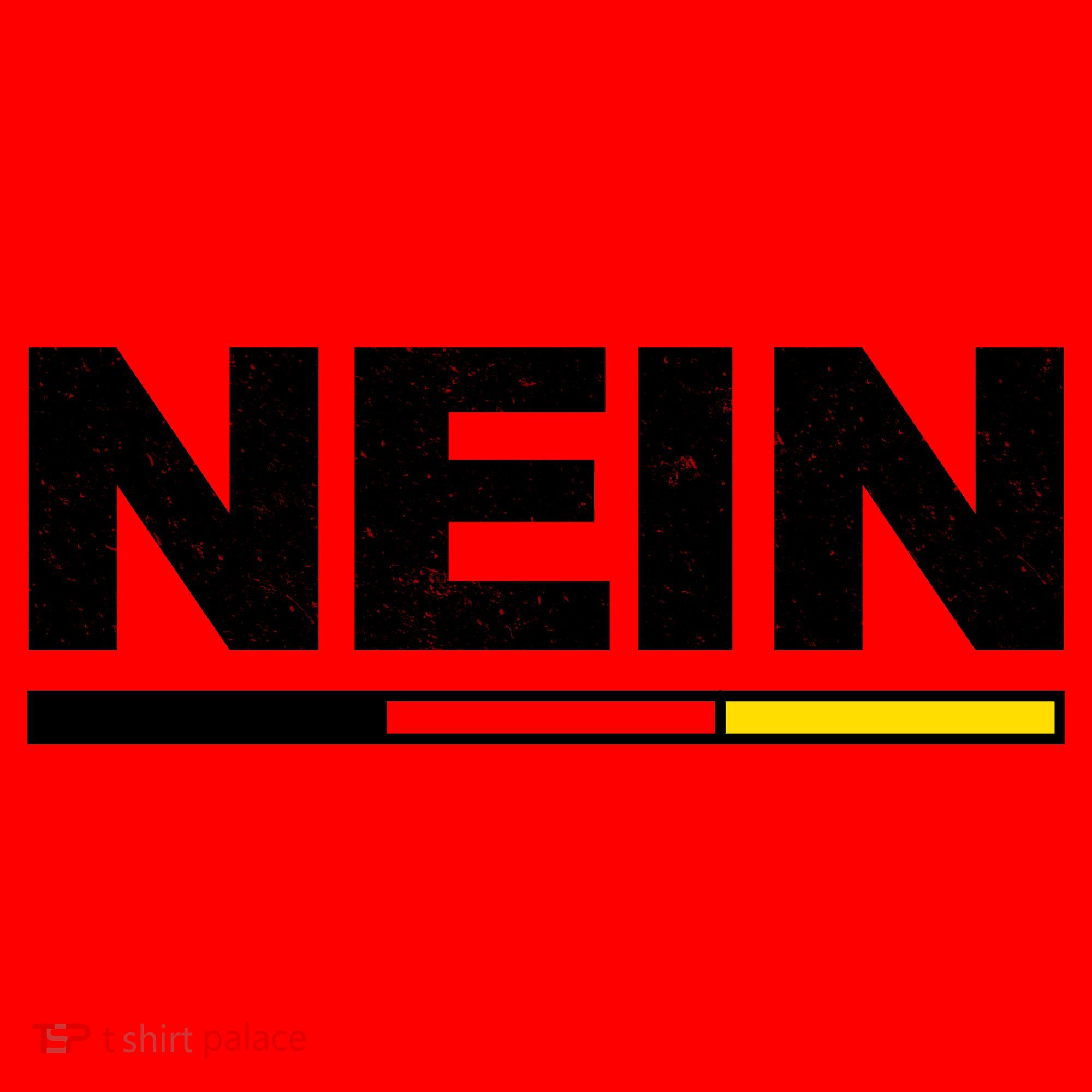 Nein German Funny Oktoberfest Santa Hat