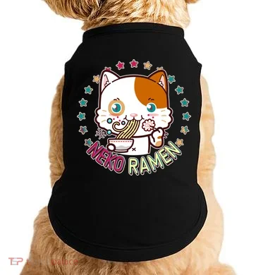 Neko Ramen Noodle Cat Doggie Tank