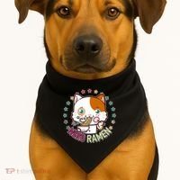 Neko Ramen Noodle Cat USA-Made Doggie Bandana thumb 1